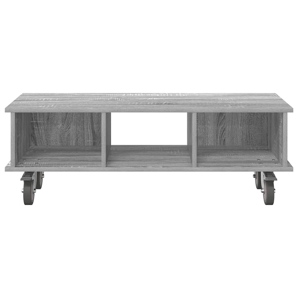 TV-standaard Grijs Sonoma 100 x 35 x 35 cm Bewerkt hout is nu te koop bij PeponiXL, paradijselijk wonen!