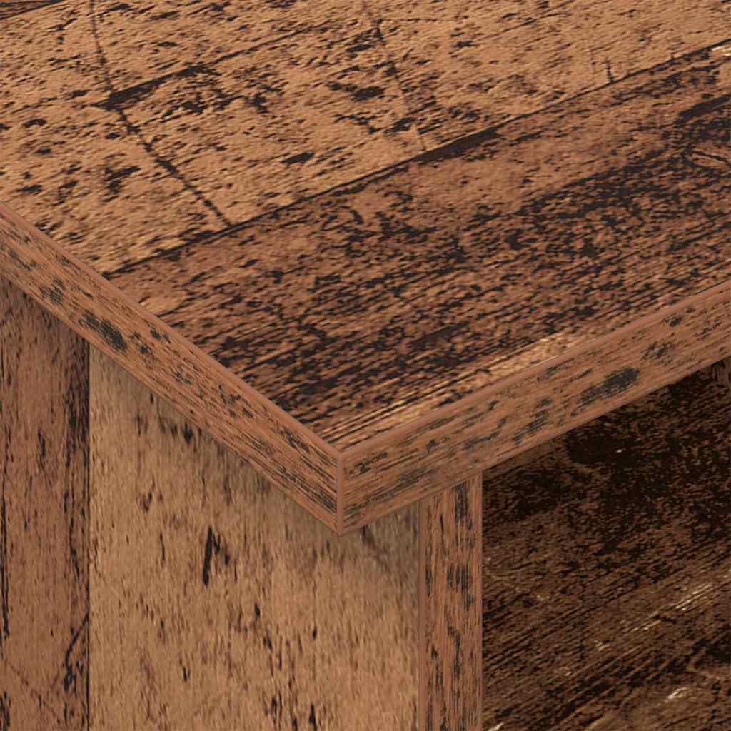 TV-standaard Oudhout 100 x 35 x 35 cm Bewerkt hout is nu te koop bij PeponiXL, paradijselijk wonen!