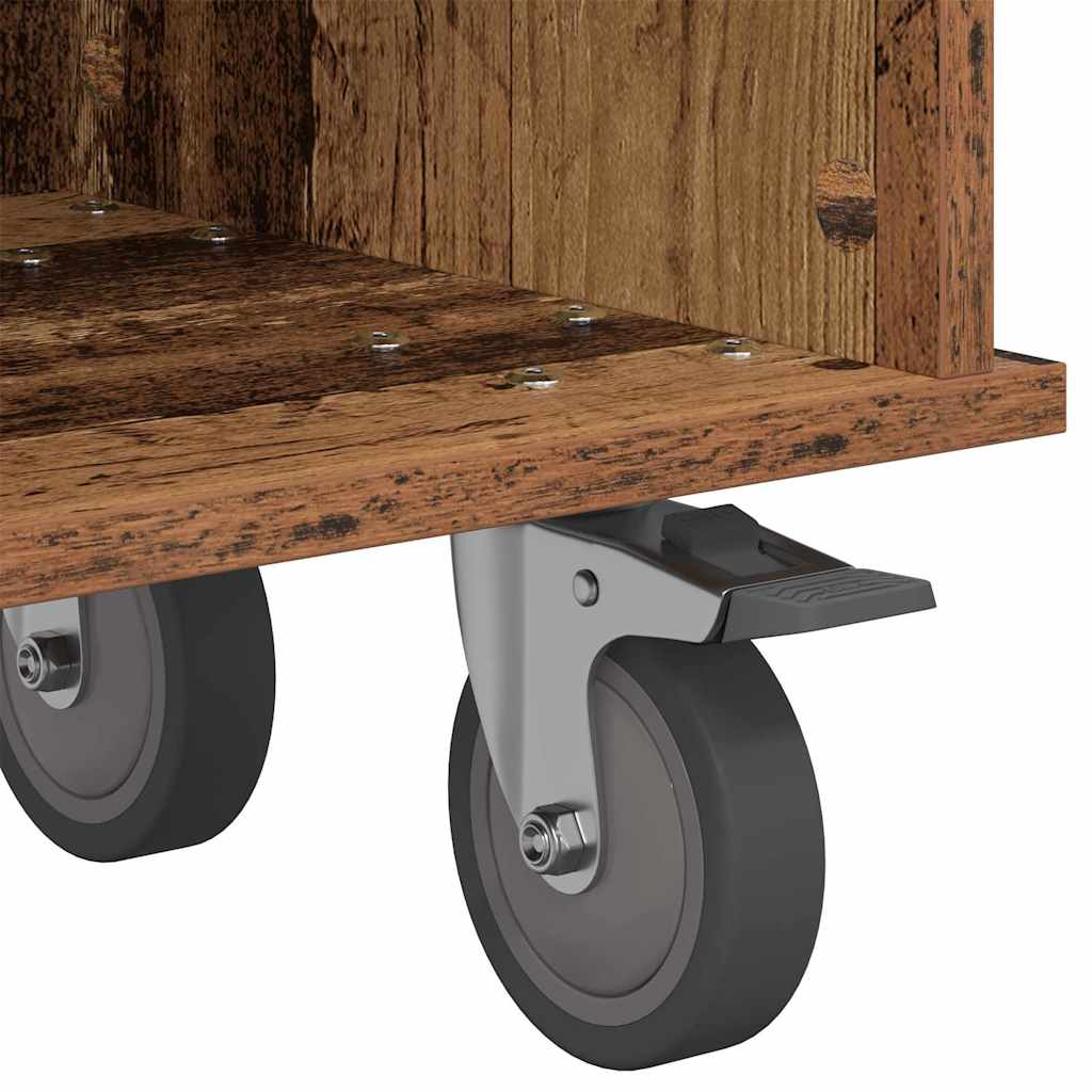 TV-standaard Oudhout 100 x 35 x 35 cm Bewerkt hout is nu te koop bij PeponiXL, paradijselijk wonen!