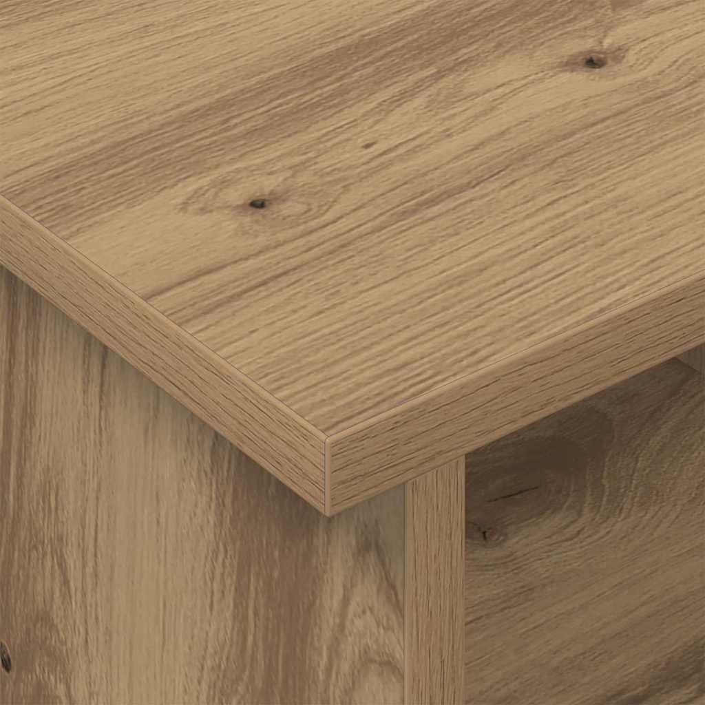 TV-standaard Artisan Eiken 100 x 35 x 35 cm Bewerkt hout is nu te koop bij PeponiXL, paradijselijk wonen!