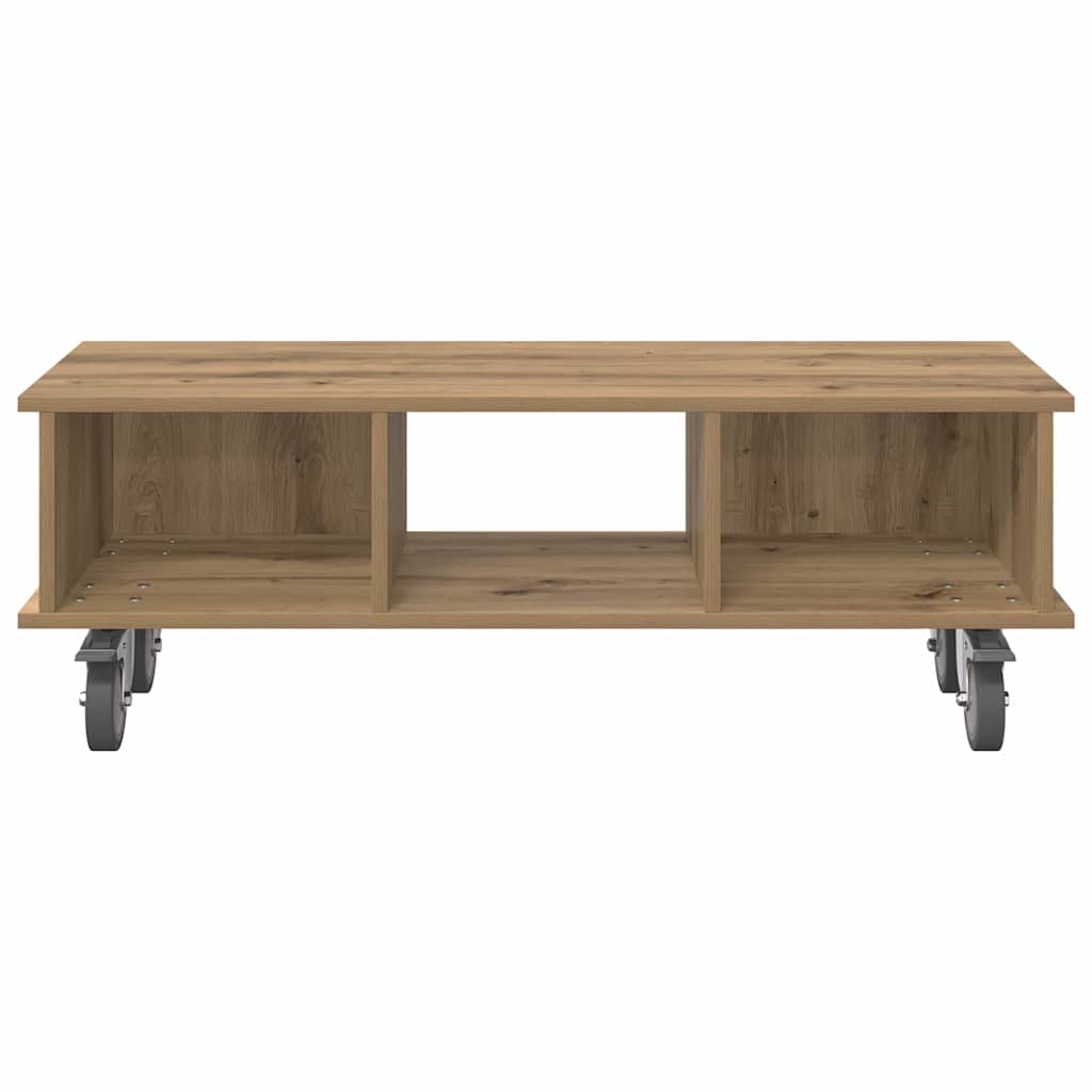TV-standaard Artisan Eiken 100 x 35 x 35 cm Bewerkt hout is nu te koop bij PeponiXL, paradijselijk wonen!