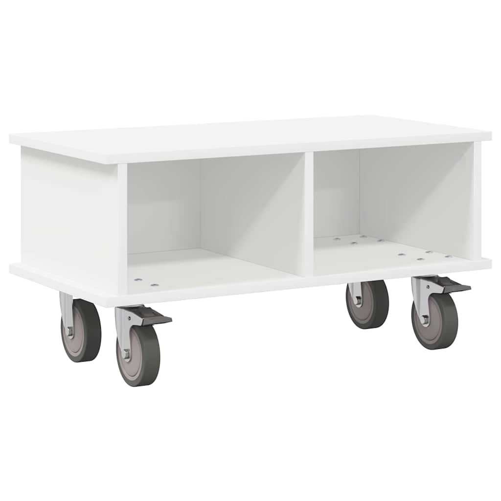 TV-standaard Wit 68,5 x 35 x 35 cm Bewerkt hout is nu te koop bij PeponiXL, paradijselijk wonen!