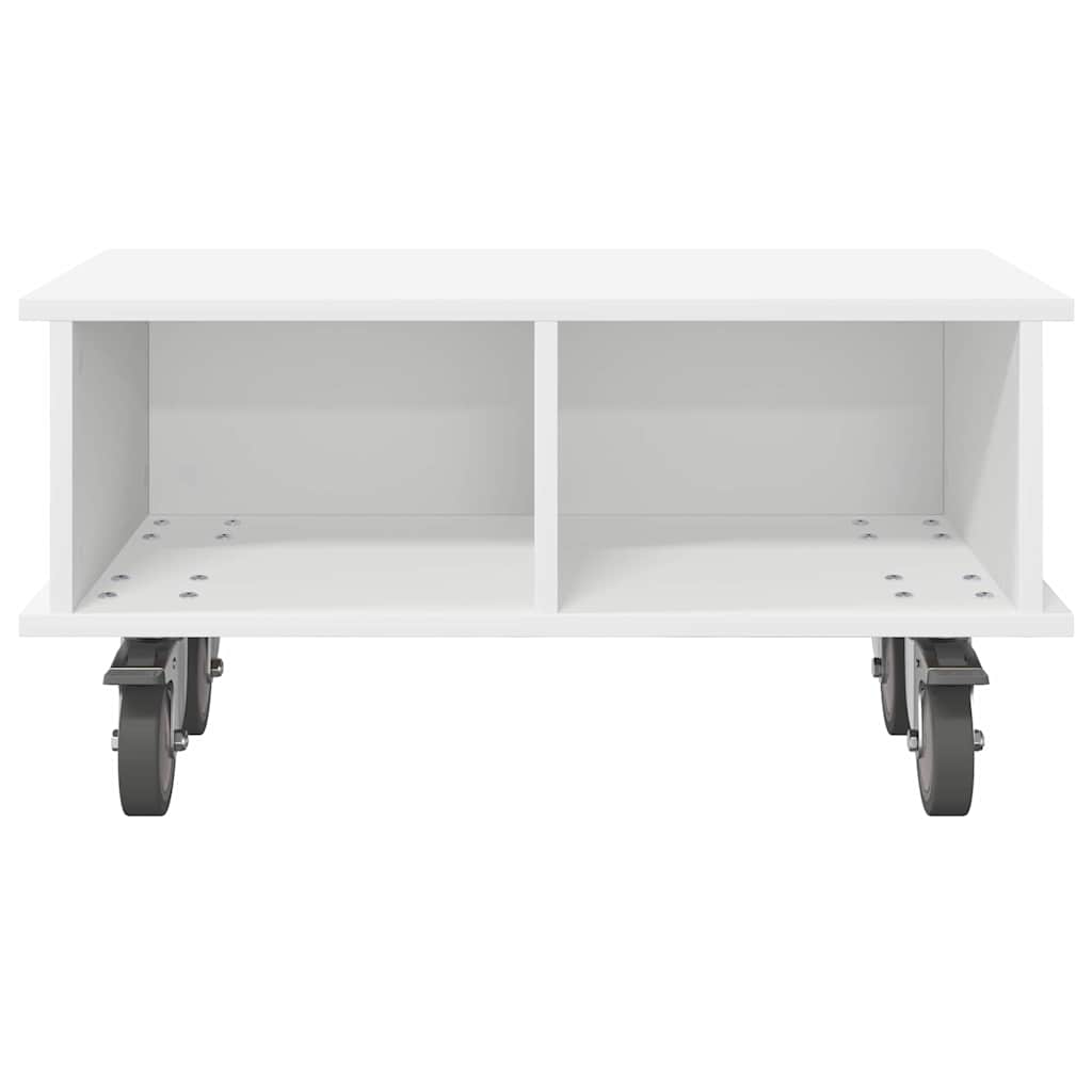 TV-standaard Wit 68,5 x 35 x 35 cm Bewerkt hout is nu te koop bij PeponiXL, paradijselijk wonen!