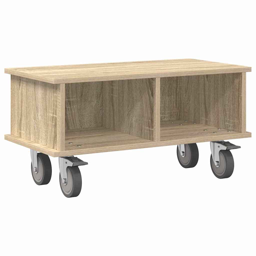 TV-standaard Sonoma Eiken 68,5 x 35 x 35 cm Bewerkt hout is nu te koop bij PeponiXL, paradijselijk wonen!