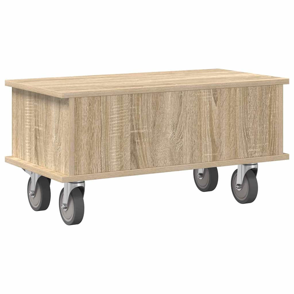 TV-standaard Sonoma Eiken 68,5 x 35 x 35 cm Bewerkt hout is nu te koop bij PeponiXL, paradijselijk wonen!