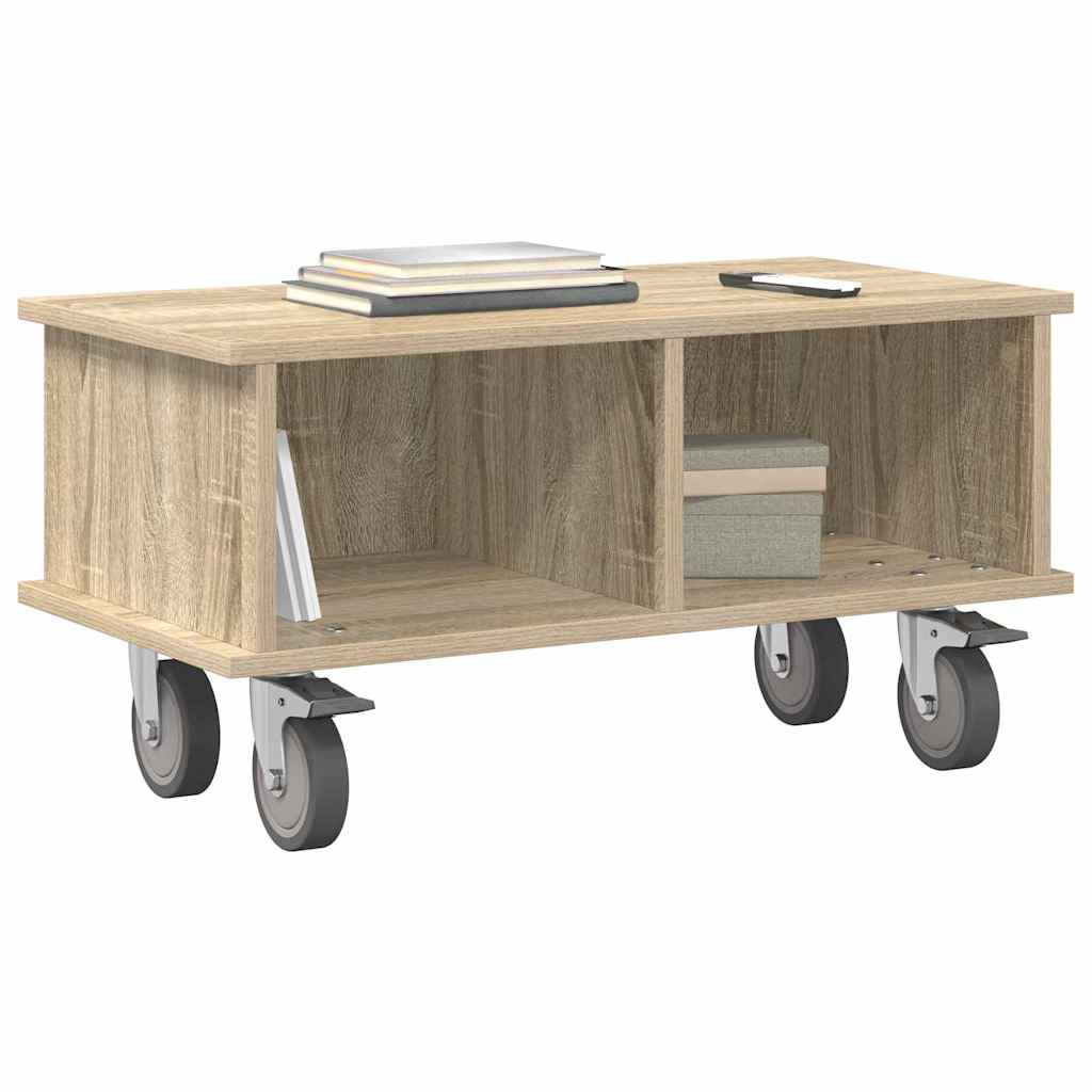 TV-standaard Sonoma Eiken 68,5 x 35 x 35 cm Bewerkt hout is nu te koop bij PeponiXL, paradijselijk wonen!