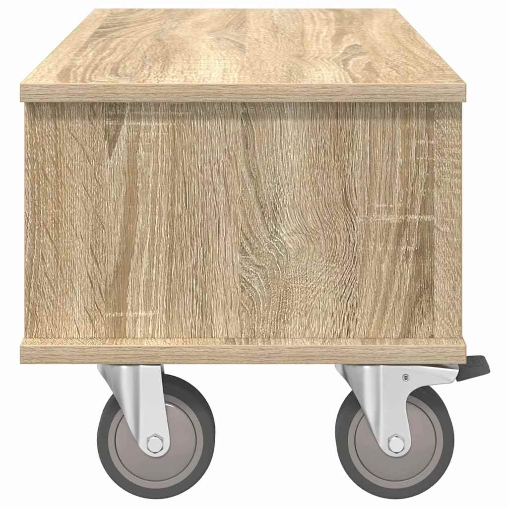 TV-standaard Sonoma Eiken 68,5 x 35 x 35 cm Bewerkt hout is nu te koop bij PeponiXL, paradijselijk wonen!