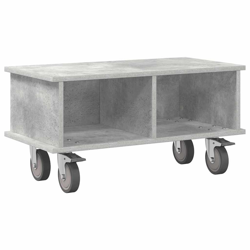 TV-standaard Beton Grijs 68,5 x 35 x 35 cm Bewerkt hout is nu te koop bij PeponiXL, paradijselijk wonen!