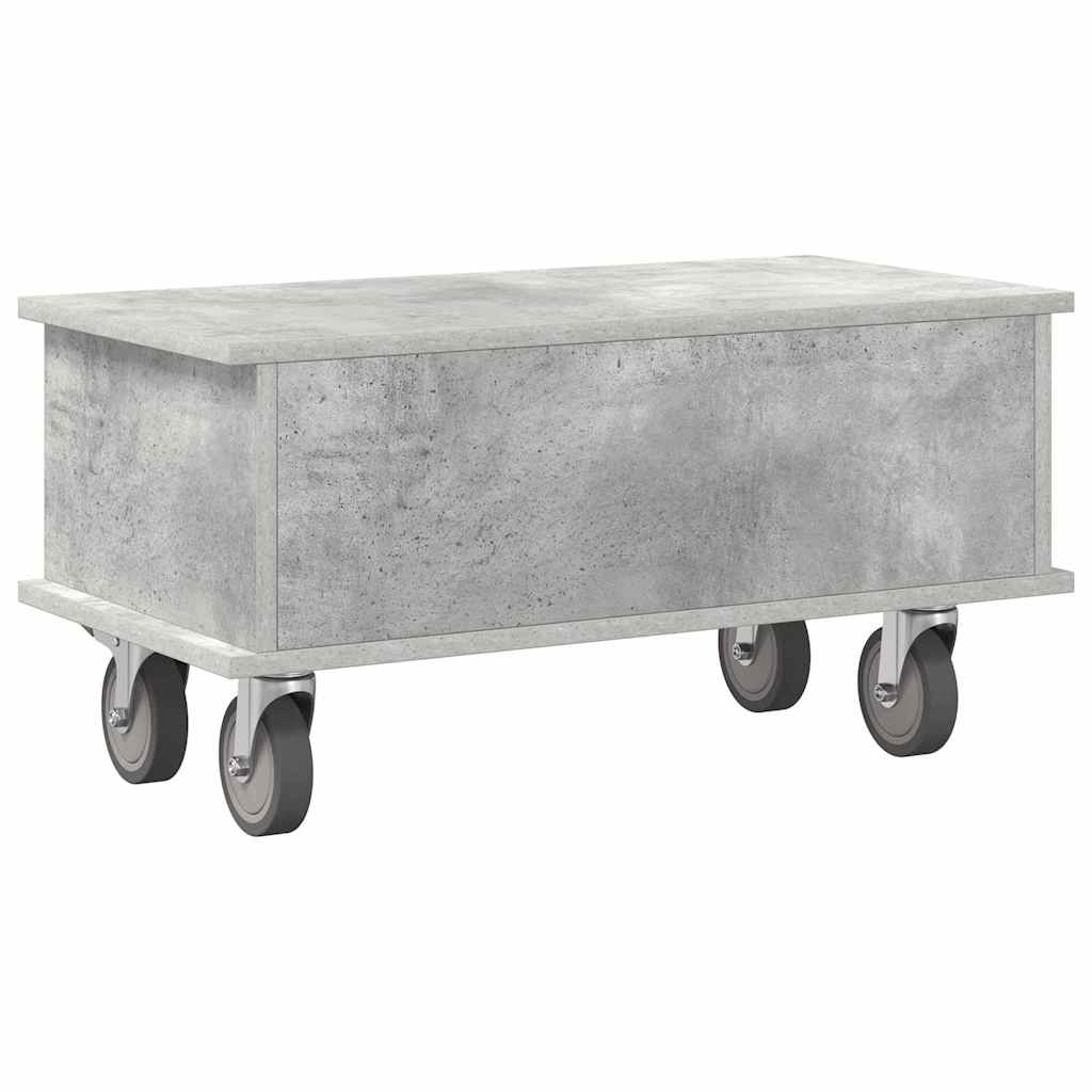 TV-standaard Beton Grijs 68,5 x 35 x 35 cm Bewerkt hout is nu te koop bij PeponiXL, paradijselijk wonen!