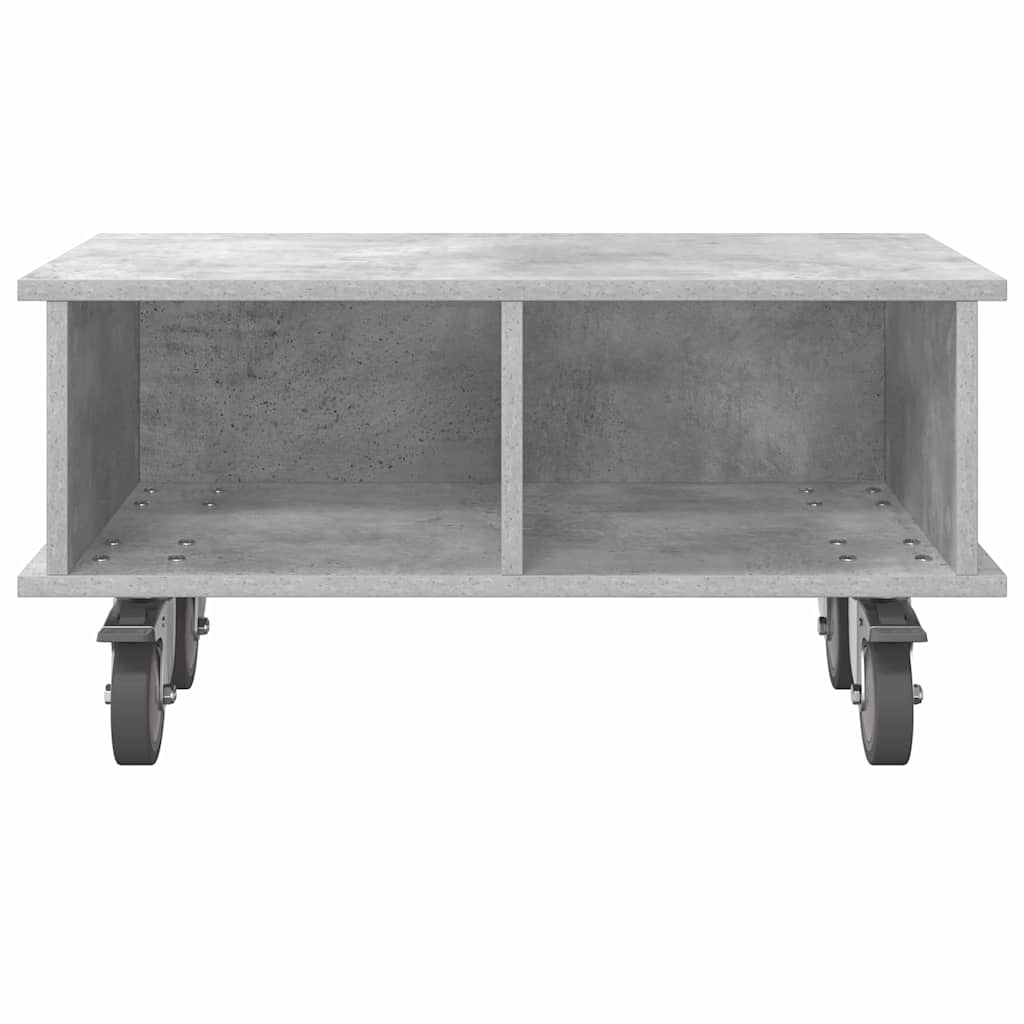 TV-standaard Beton Grijs 68,5 x 35 x 35 cm Bewerkt hout is nu te koop bij PeponiXL, paradijselijk wonen!