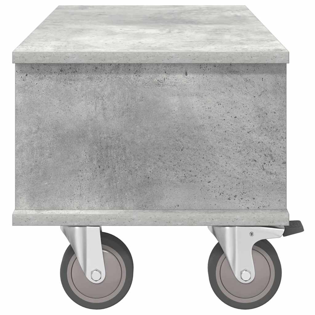 TV-standaard Beton Grijs 68,5 x 35 x 35 cm Bewerkt hout is nu te koop bij PeponiXL, paradijselijk wonen!