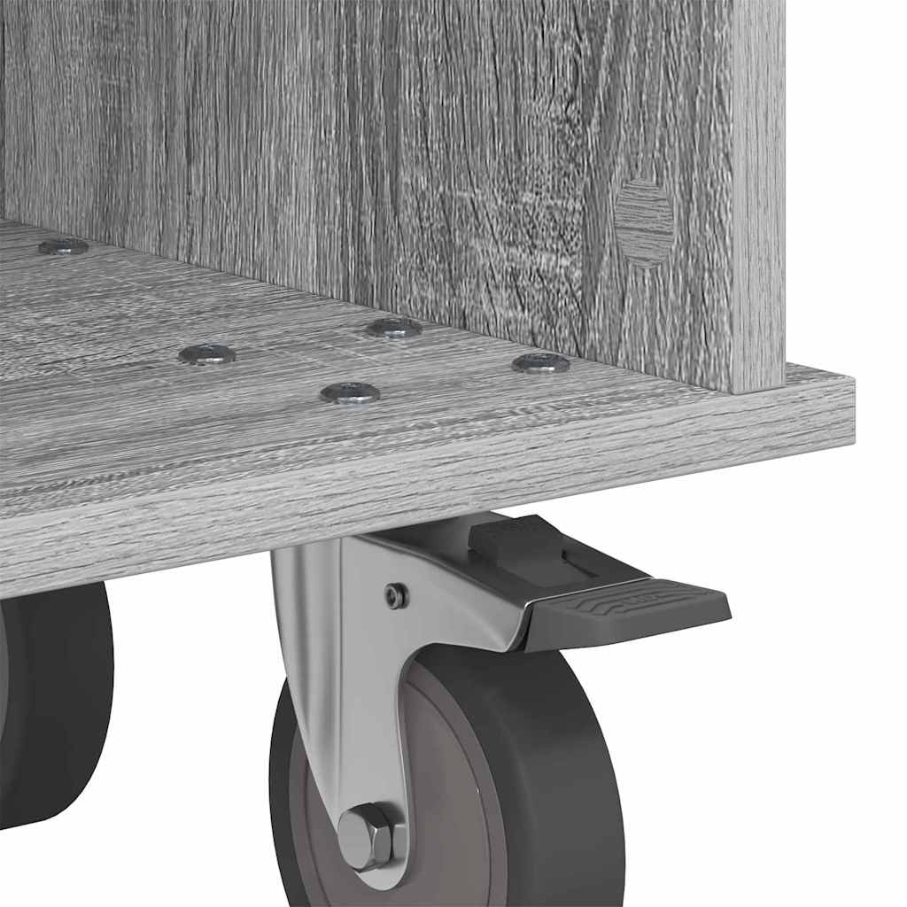 TV-standaard Grijs Sonoma 68,5 x 35 x 35 cm Bewerkt hout is nu te koop bij PeponiXL, paradijselijk wonen!