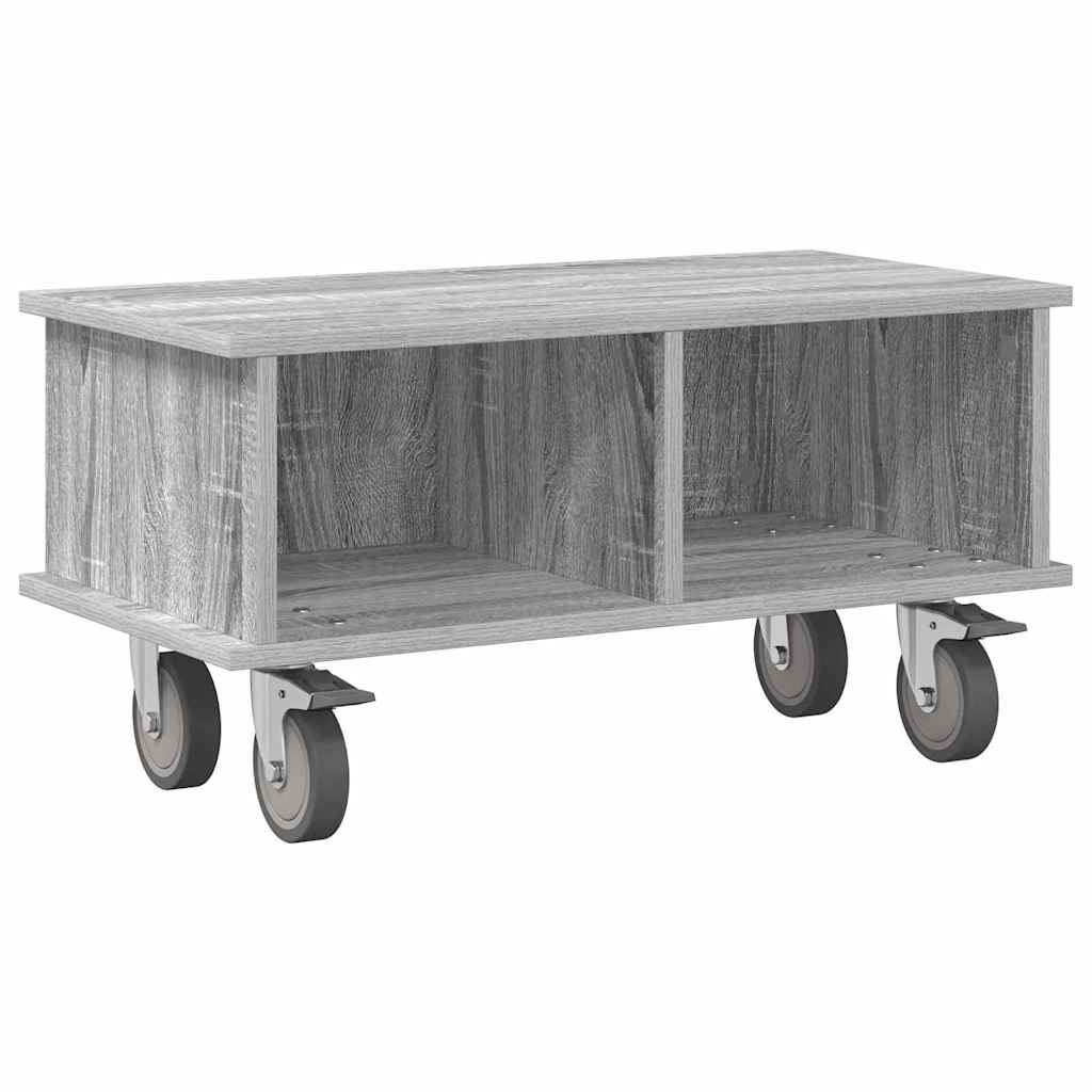 TV-standaard Grijs Sonoma 68,5 x 35 x 35 cm Bewerkt hout is nu te koop bij PeponiXL, paradijselijk wonen!