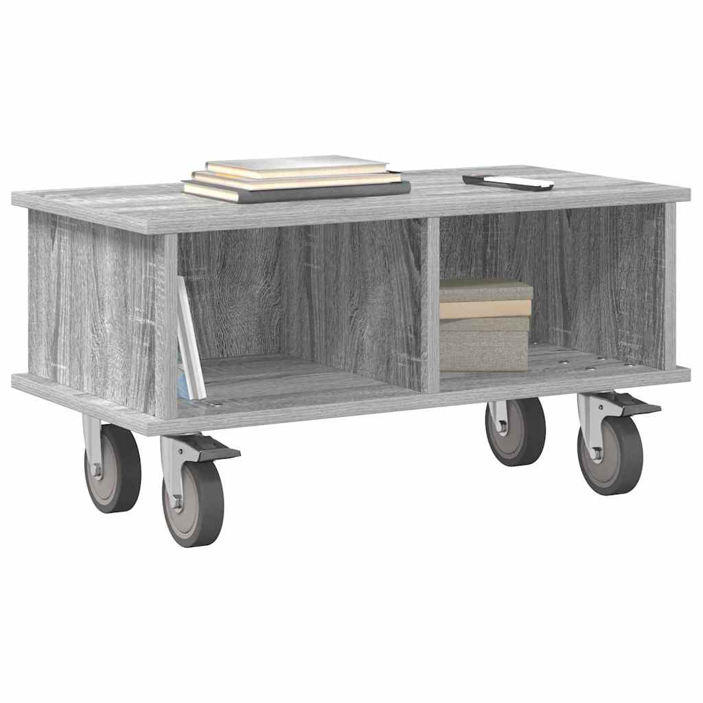 TV-standaard Grijs Sonoma 68,5 x 35 x 35 cm Bewerkt hout is nu te koop bij PeponiXL, paradijselijk wonen!
