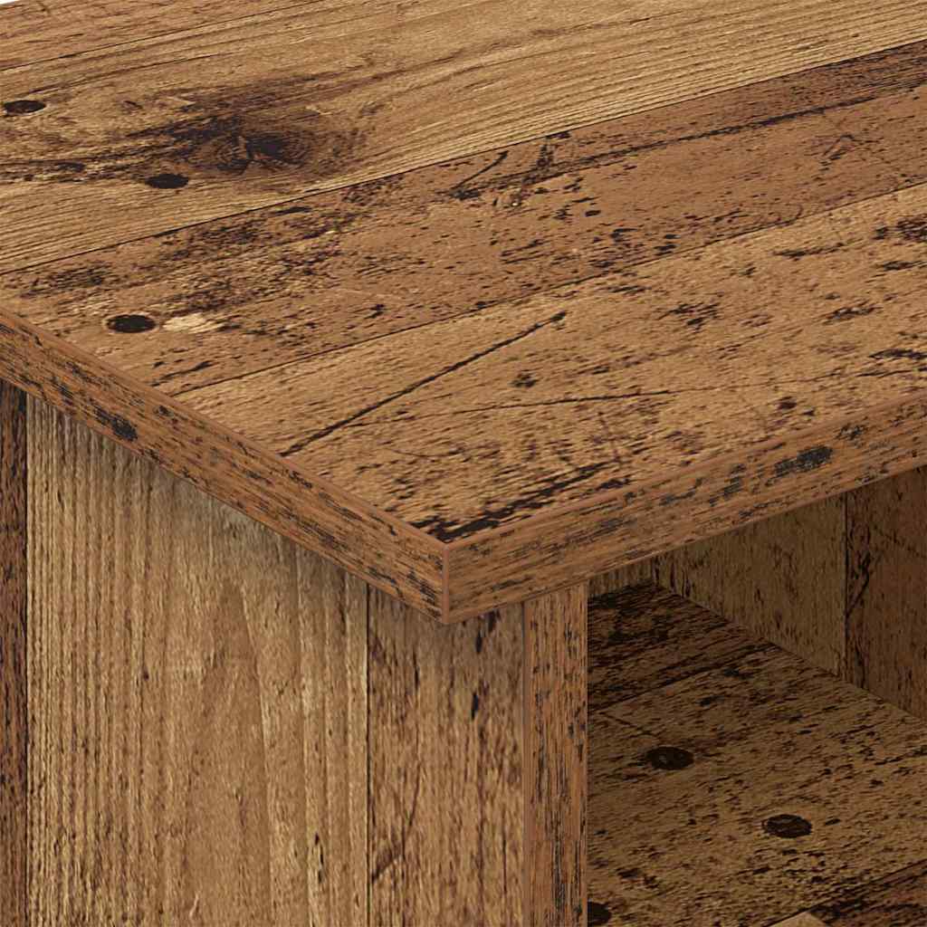 TV-standaard Oudhout 68,5 x 35 x 35 cm Bewerkt hout is nu te koop bij PeponiXL, paradijselijk wonen!