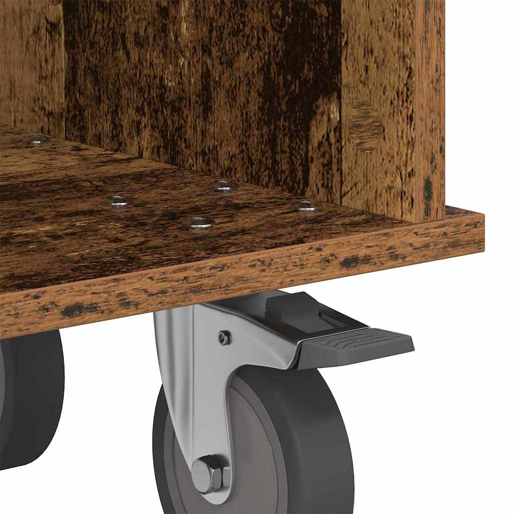 TV-standaard Oudhout 68,5 x 35 x 35 cm Bewerkt hout is nu te koop bij PeponiXL, paradijselijk wonen!