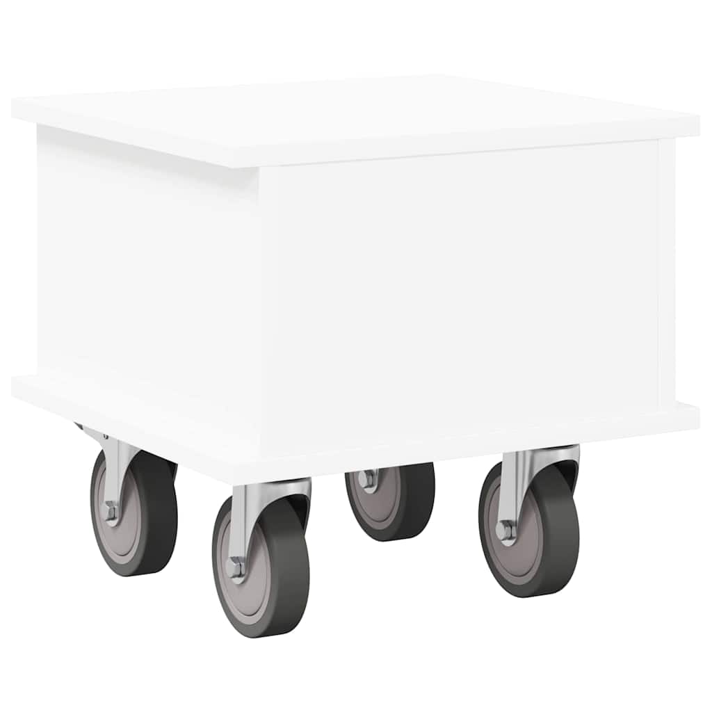 TV-standaard Wit 37 x 35 x 35 cm Bewerkt hout is nu te koop bij PeponiXL, paradijselijk wonen!