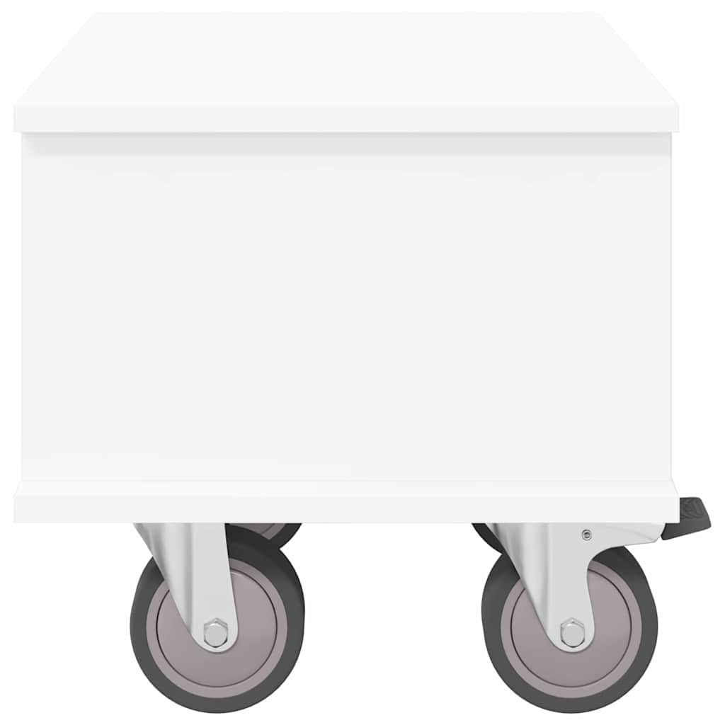 TV-standaard Wit 37 x 35 x 35 cm Bewerkt hout is nu te koop bij PeponiXL, paradijselijk wonen!