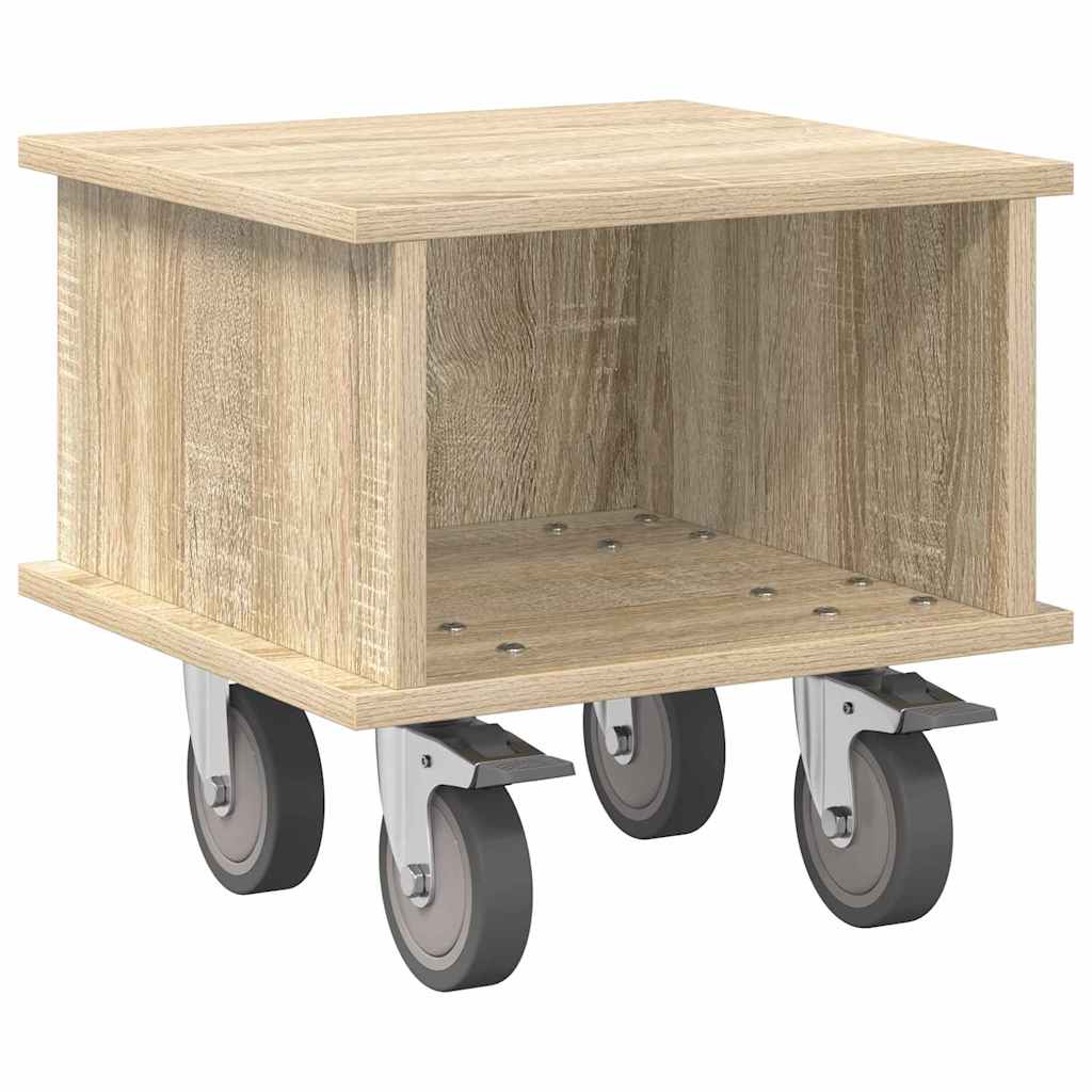 TV-standaard Sonoma Eiken 37 x 35 x 35 cm Bewerkt hout is nu te koop bij PeponiXL, paradijselijk wonen!