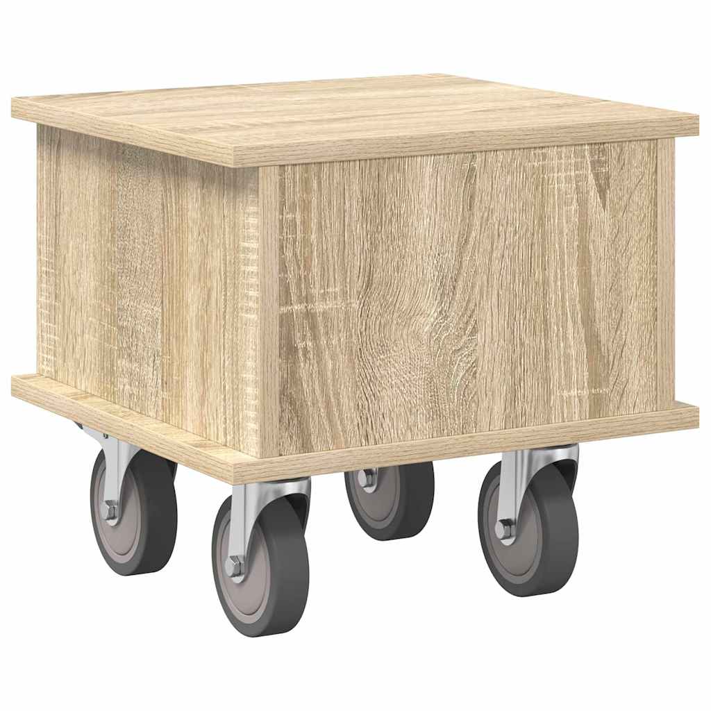 TV-standaard Sonoma Eiken 37 x 35 x 35 cm Bewerkt hout is nu te koop bij PeponiXL, paradijselijk wonen!