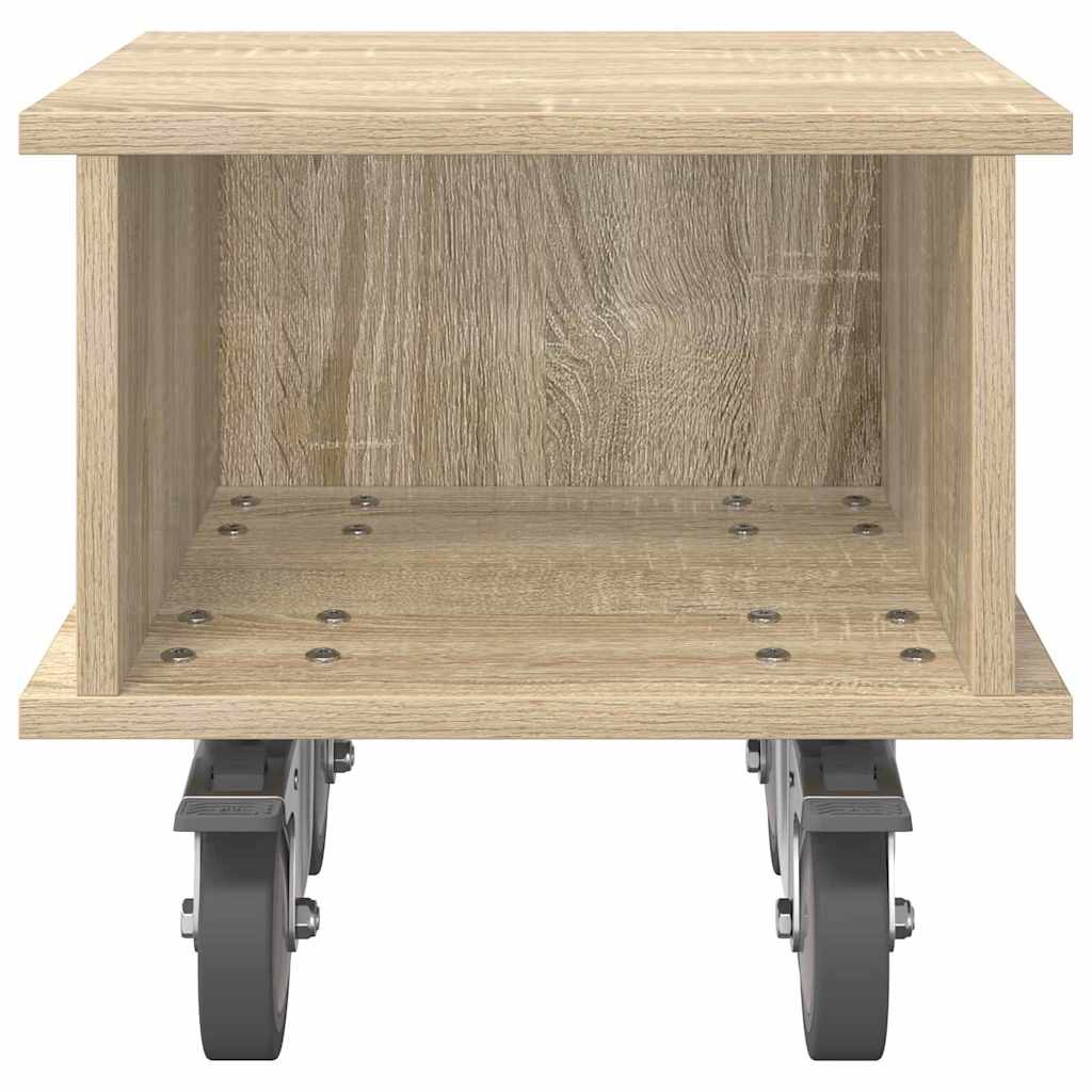 TV-standaard Sonoma Eiken 37 x 35 x 35 cm Bewerkt hout is nu te koop bij PeponiXL, paradijselijk wonen!