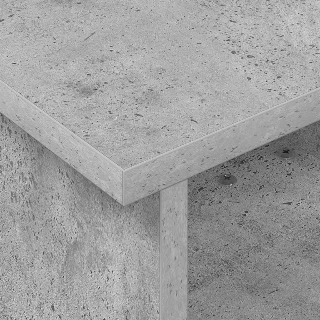 TV-standaard Beton Grijs 37 x 35 x 35 cm Bewerkt hout is nu te koop bij PeponiXL, paradijselijk wonen!