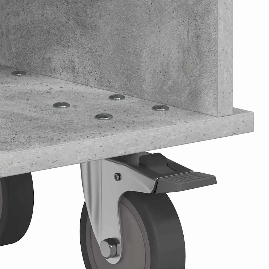 TV-standaard Beton Grijs 37 x 35 x 35 cm Bewerkt hout is nu te koop bij PeponiXL, paradijselijk wonen!