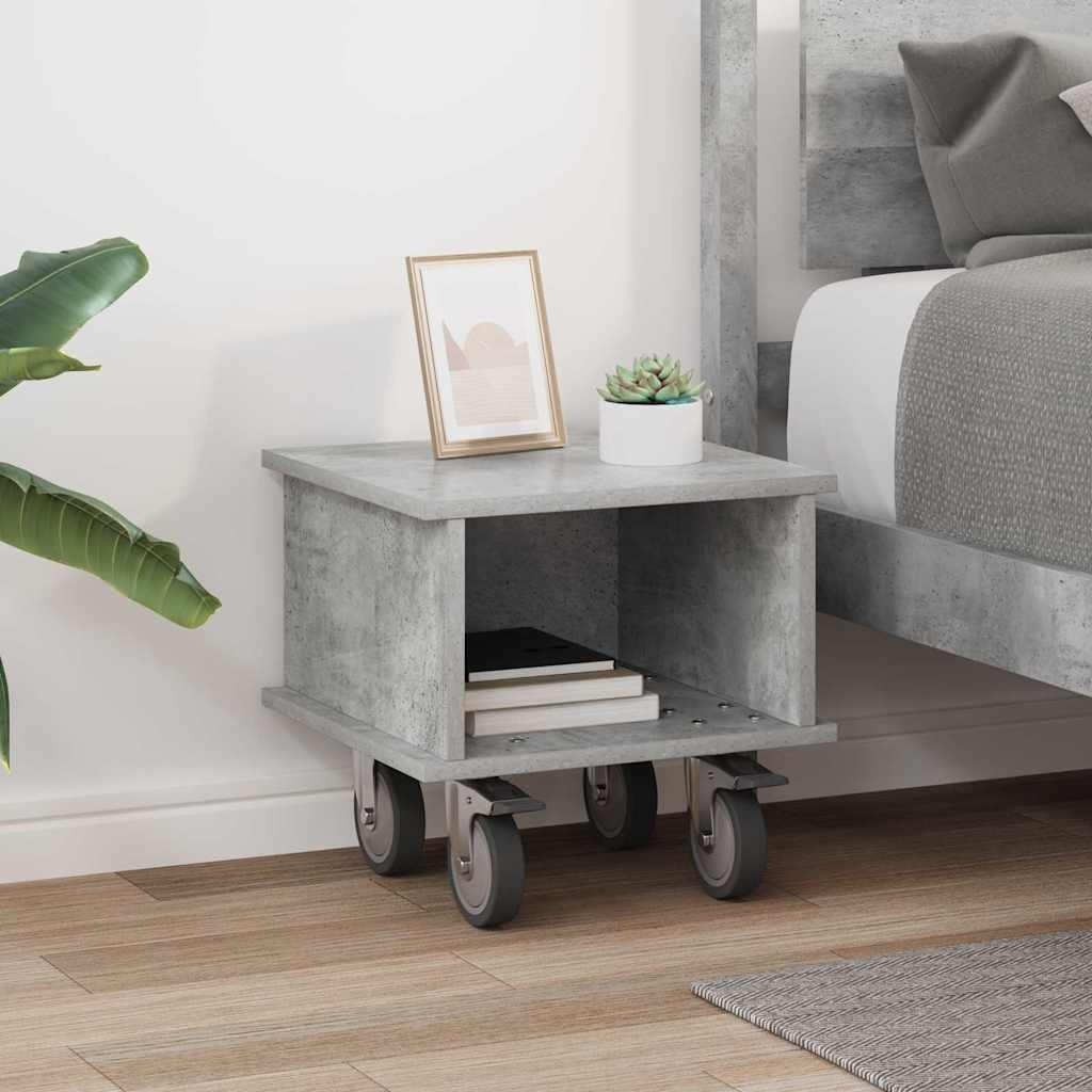 TV-standaard Beton Grijs 37 x 35 x 35 cm Bewerkt hout is nu te koop bij PeponiXL, paradijselijk wonen!