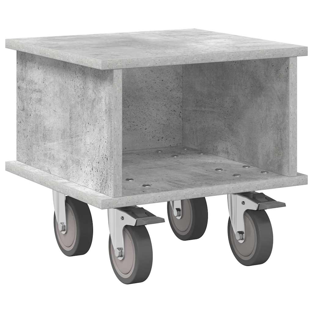 TV-standaard Beton Grijs 37 x 35 x 35 cm Bewerkt hout is nu te koop bij PeponiXL, paradijselijk wonen!