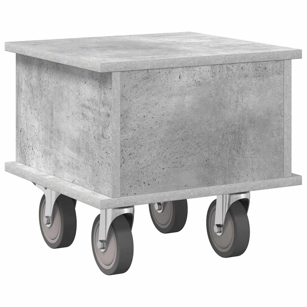 TV-standaard Beton Grijs 37 x 35 x 35 cm Bewerkt hout is nu te koop bij PeponiXL, paradijselijk wonen!