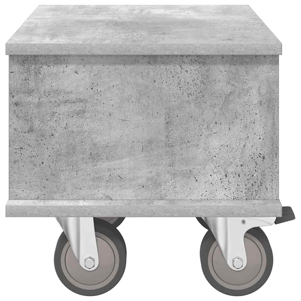 TV-standaard Beton Grijs 37 x 35 x 35 cm Bewerkt hout is nu te koop bij PeponiXL, paradijselijk wonen!