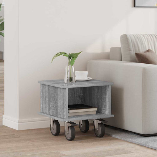 TV-standaard Grijs Sonoma 37 x 35 x 35 cm Bewerkt hout is nu te koop bij PeponiXL, paradijselijk wonen!