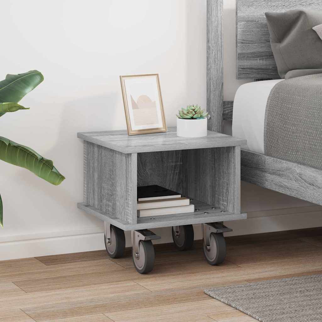 TV-standaard Grijs Sonoma 37 x 35 x 35 cm Bewerkt hout is nu te koop bij PeponiXL, paradijselijk wonen!