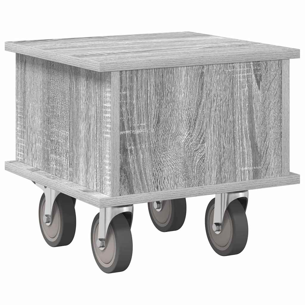 TV-standaard Grijs Sonoma 37 x 35 x 35 cm Bewerkt hout is nu te koop bij PeponiXL, paradijselijk wonen!
