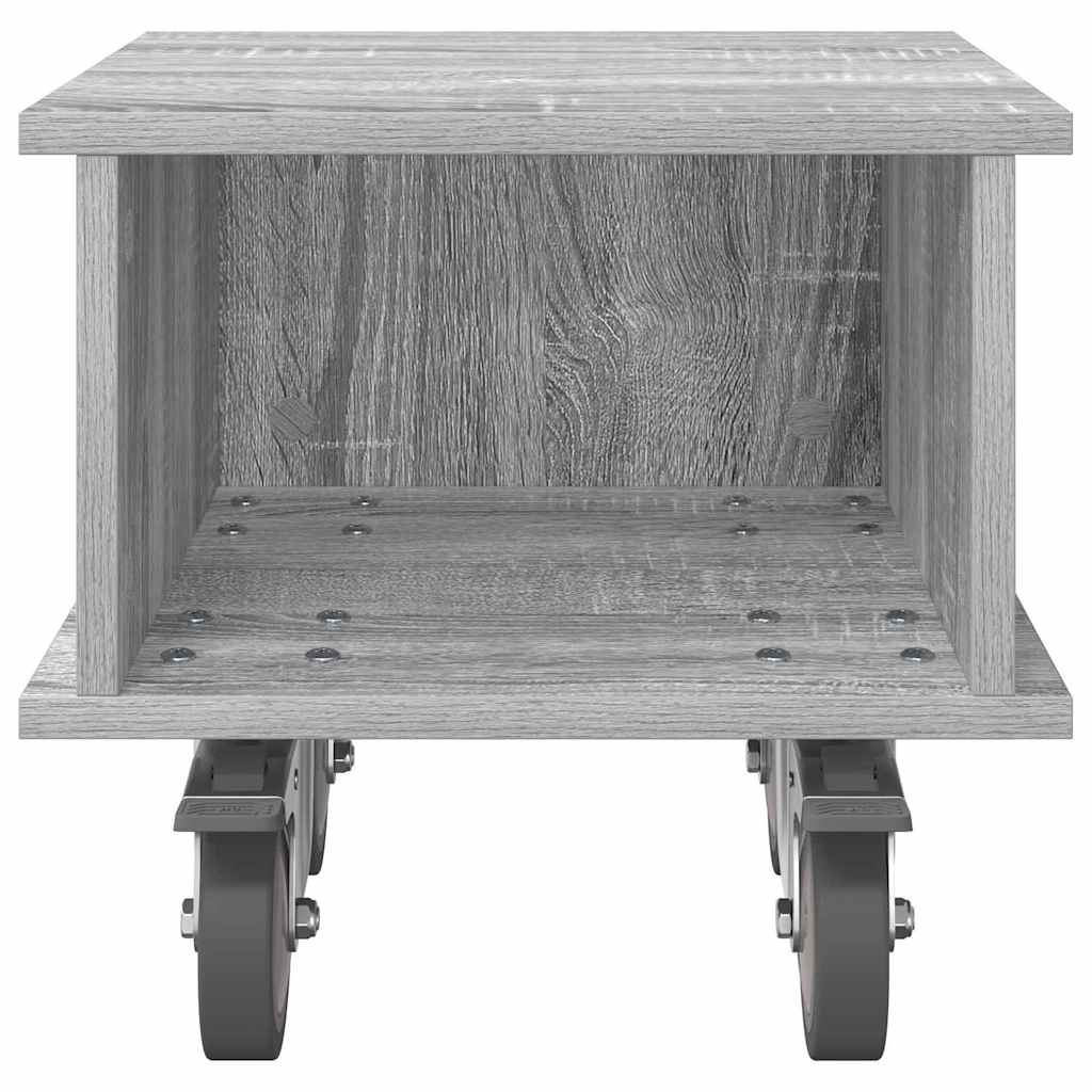 TV-standaard Grijs Sonoma 37 x 35 x 35 cm Bewerkt hout is nu te koop bij PeponiXL, paradijselijk wonen!