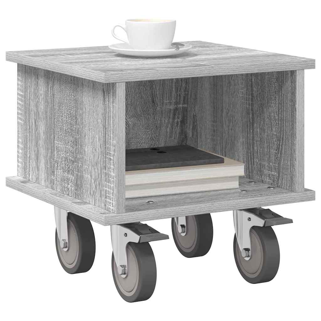 TV-standaard Grijs Sonoma 37 x 35 x 35 cm Bewerkt hout is nu te koop bij PeponiXL, paradijselijk wonen!