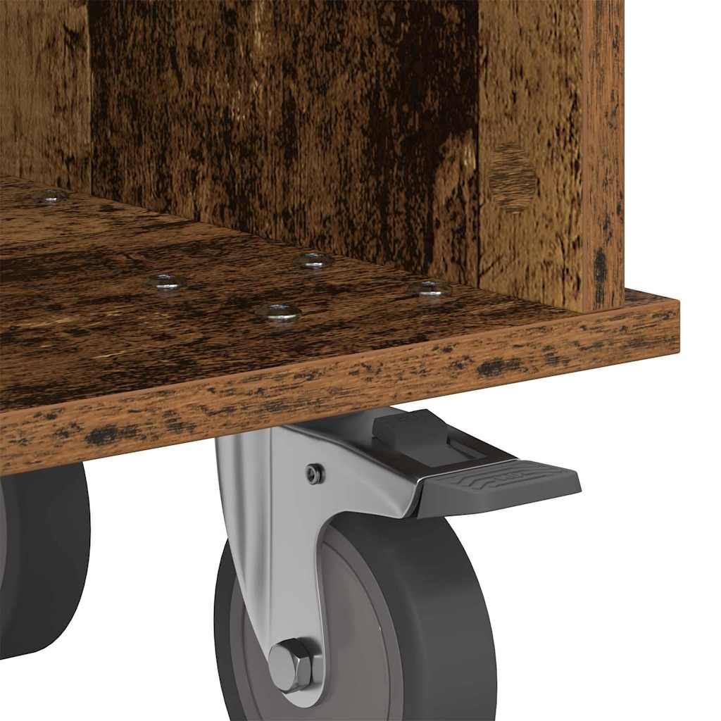 TV-standaard Oudhout 37 x 35 x 35 cm Bewerkt hout is nu te koop bij PeponiXL, paradijselijk wonen!
