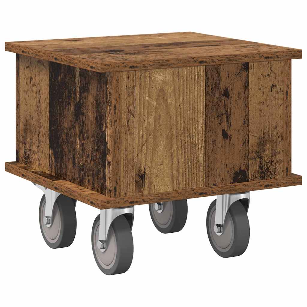 TV-standaard Oudhout 37 x 35 x 35 cm Bewerkt hout is nu te koop bij PeponiXL, paradijselijk wonen!