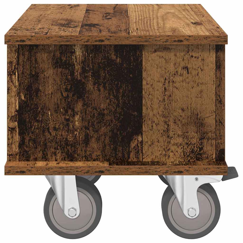 TV-standaard Oudhout 37 x 35 x 35 cm Bewerkt hout is nu te koop bij PeponiXL, paradijselijk wonen!