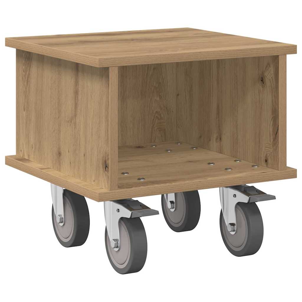 TV-standaard Artisan Eiken 37 x 35 x 35 cm Bewerkt hout is nu te koop bij PeponiXL, paradijselijk wonen!