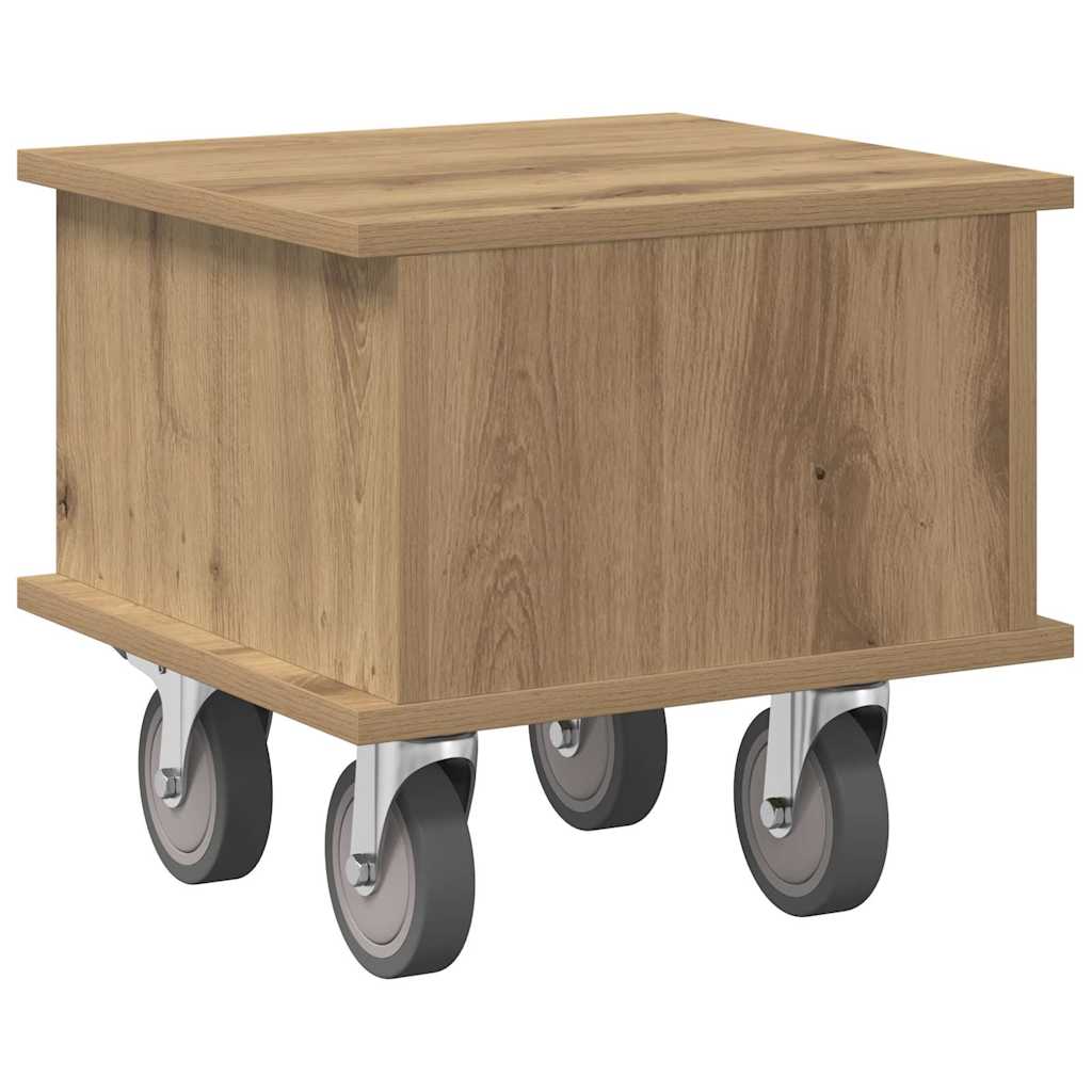 TV-standaard Artisan Eiken 37 x 35 x 35 cm Bewerkt hout is nu te koop bij PeponiXL, paradijselijk wonen!