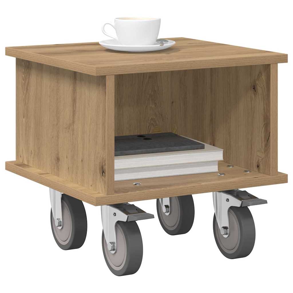 TV-standaard Artisan Eiken 37 x 35 x 35 cm Bewerkt hout is nu te koop bij PeponiXL, paradijselijk wonen!