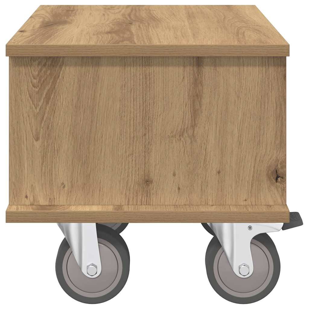 TV-standaard Artisan Eiken 37 x 35 x 35 cm Bewerkt hout is nu te koop bij PeponiXL, paradijselijk wonen!