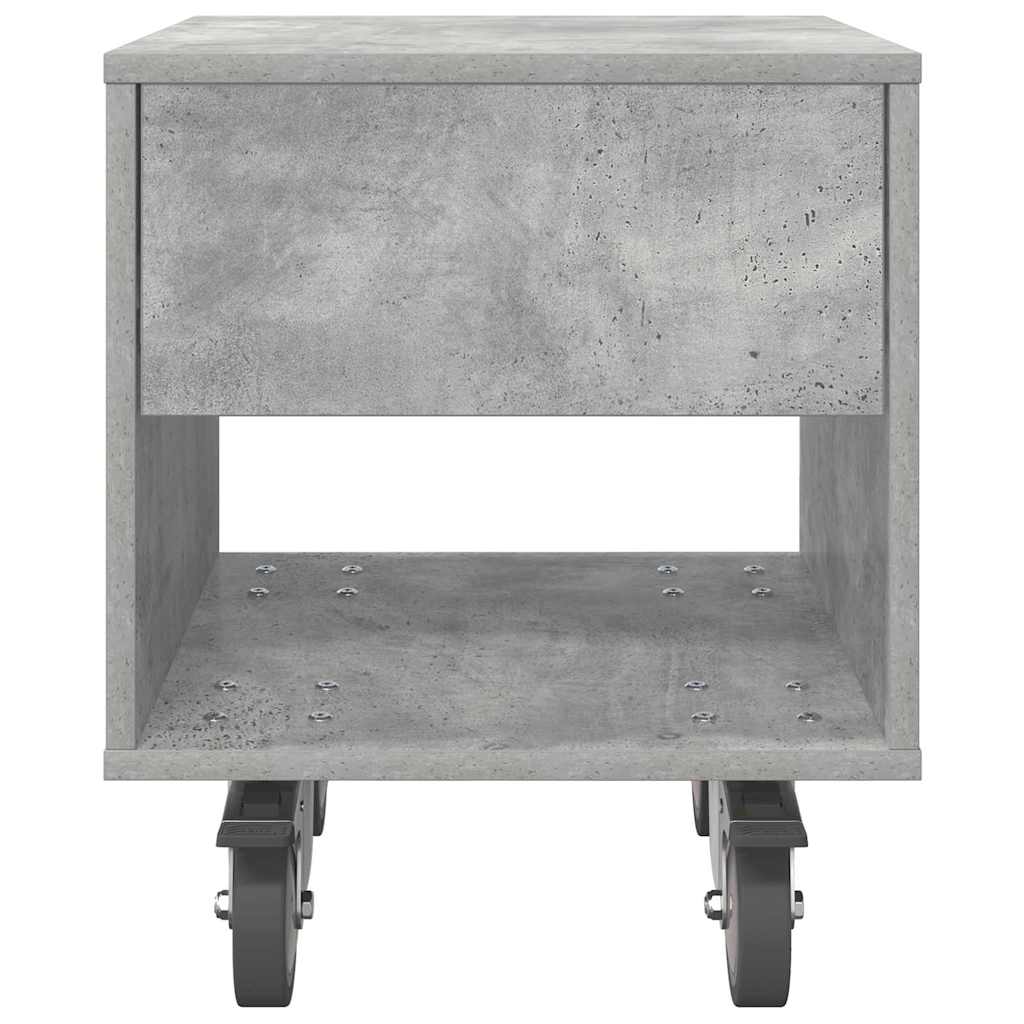 Nachtkastje 2 pcs Beton Grijs 40,5 x 40 x 48 cm Bewerkt hout is nu te koop bij PeponiXL, paradijselijk wonen!