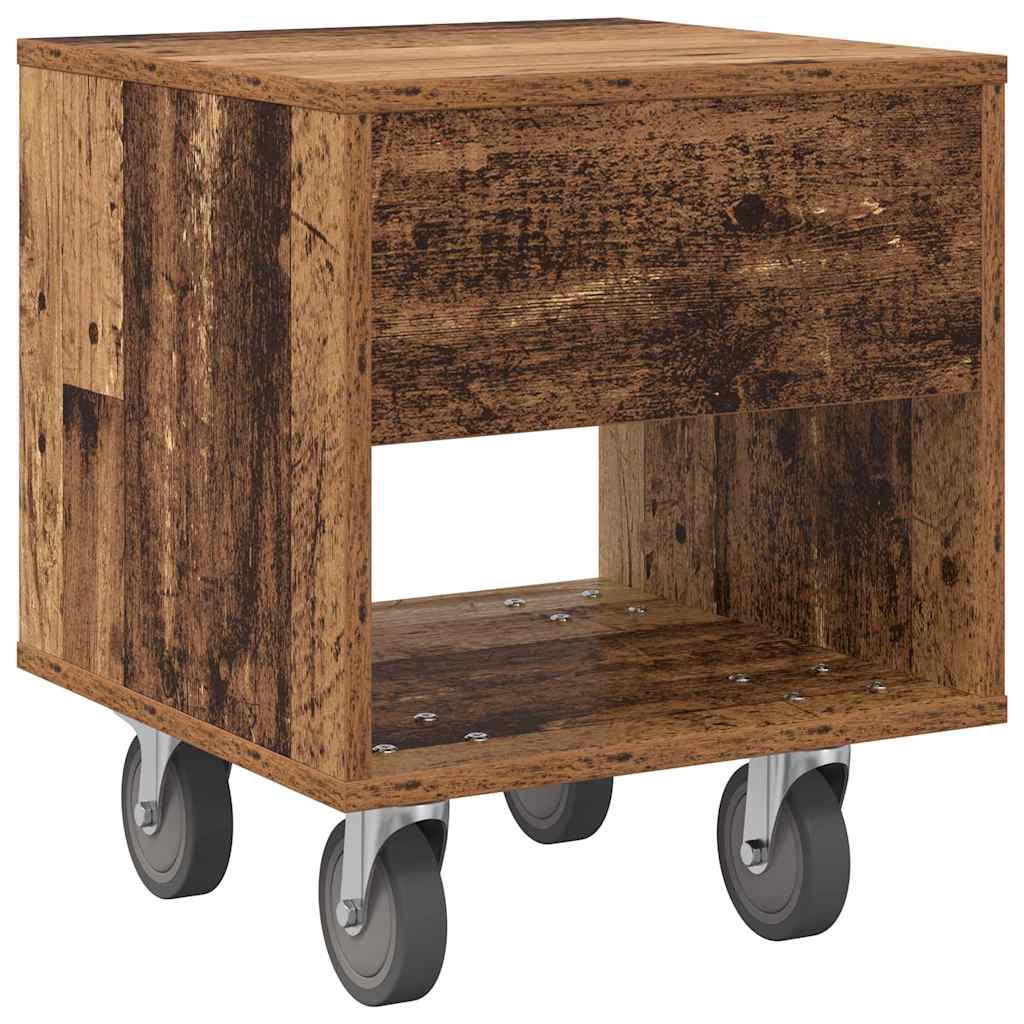 Nachtkastje 2 pcs Oudhout 40,5 x 40 x 48 cm Bewerkt hout is nu te koop bij PeponiXL, paradijselijk wonen!