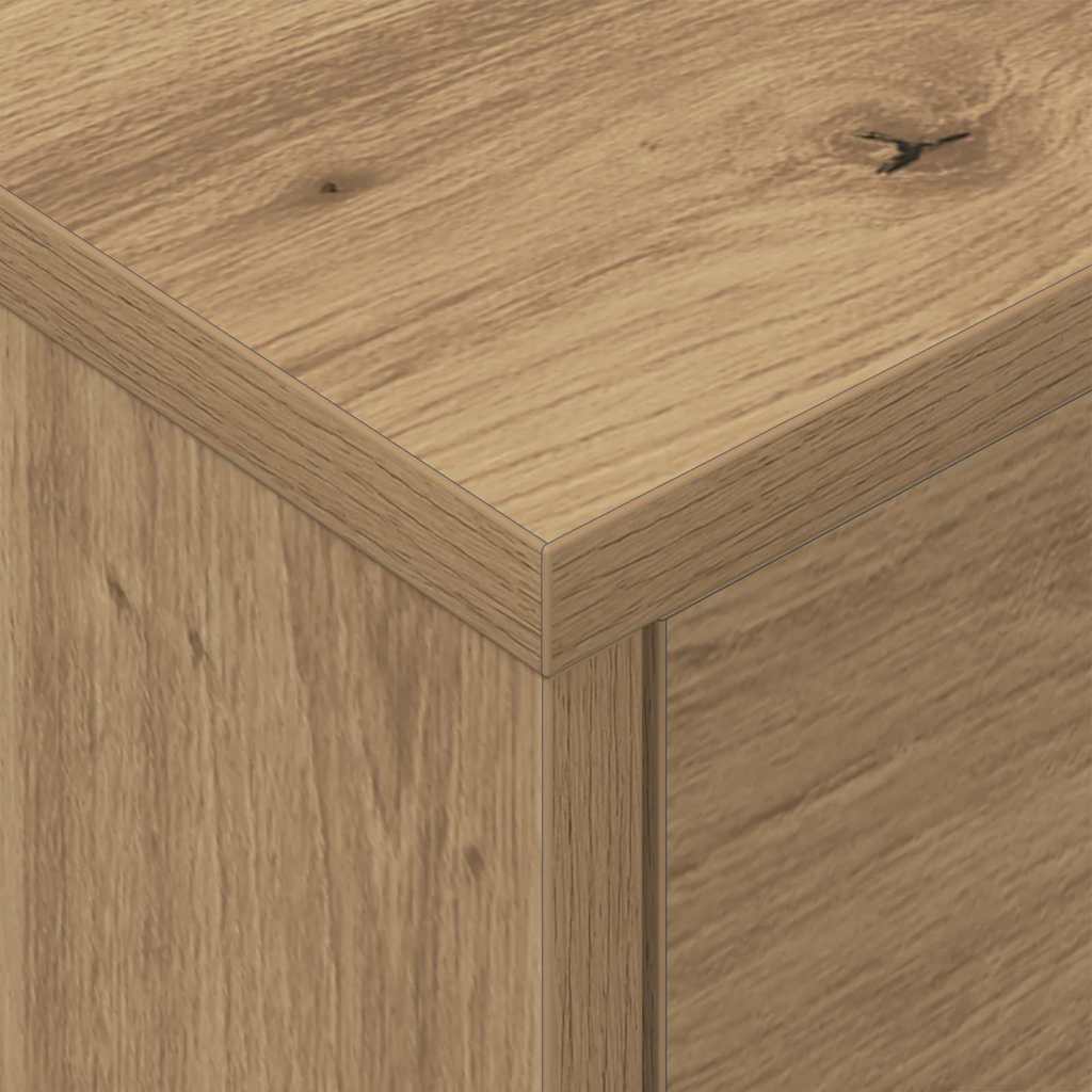 Nachtkastje Artisan Eiken 40,5 x 40 x 48 cm Bewerkt hout is nu te koop bij PeponiXL, paradijselijk wonen!
