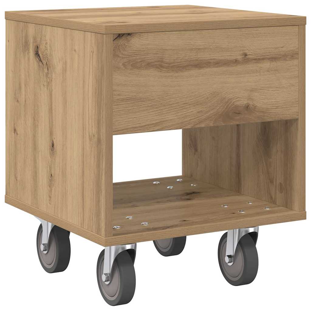 Nachtkastje Artisan Eiken 40,5 x 40 x 48 cm Bewerkt hout is nu te koop bij PeponiXL, paradijselijk wonen!