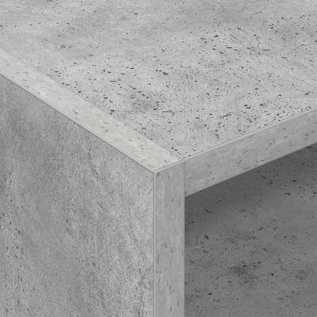 Platenkast met plank Beton Grijs 78.5 x 35 x 45 cm Bewerkt hout is nu te koop bij PeponiXL, paradijselijk wonen!