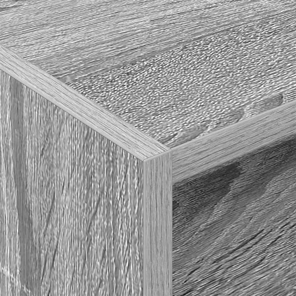 Platenkast Grijs Sonoma 78.5 x 35 x 45 cm Bewerkt hout is nu te koop bij PeponiXL, paradijselijk wonen!