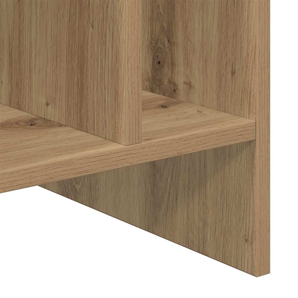 Platenkast Artisan Eiken 78.5 x 35 x 45 cm Bewerkt hout is nu te koop bij PeponiXL, paradijselijk wonen!